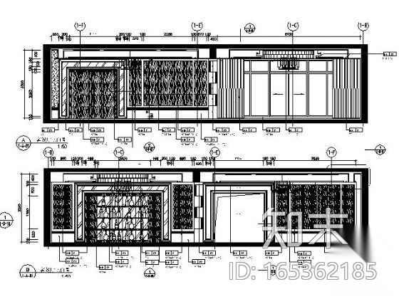 [广东]某国际公寓经典样板房施工图（含实景）施工图下载【ID:165362185】