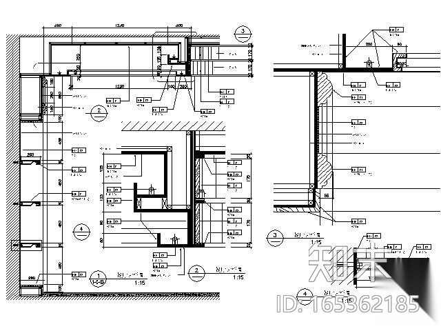 [广东]某国际公寓经典样板房施工图（含实景）施工图下载【ID:165362185】