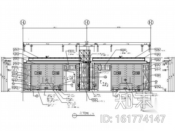 风味中餐厅包间Ⅰ室内装修图cad施工图下载【ID:161774147】