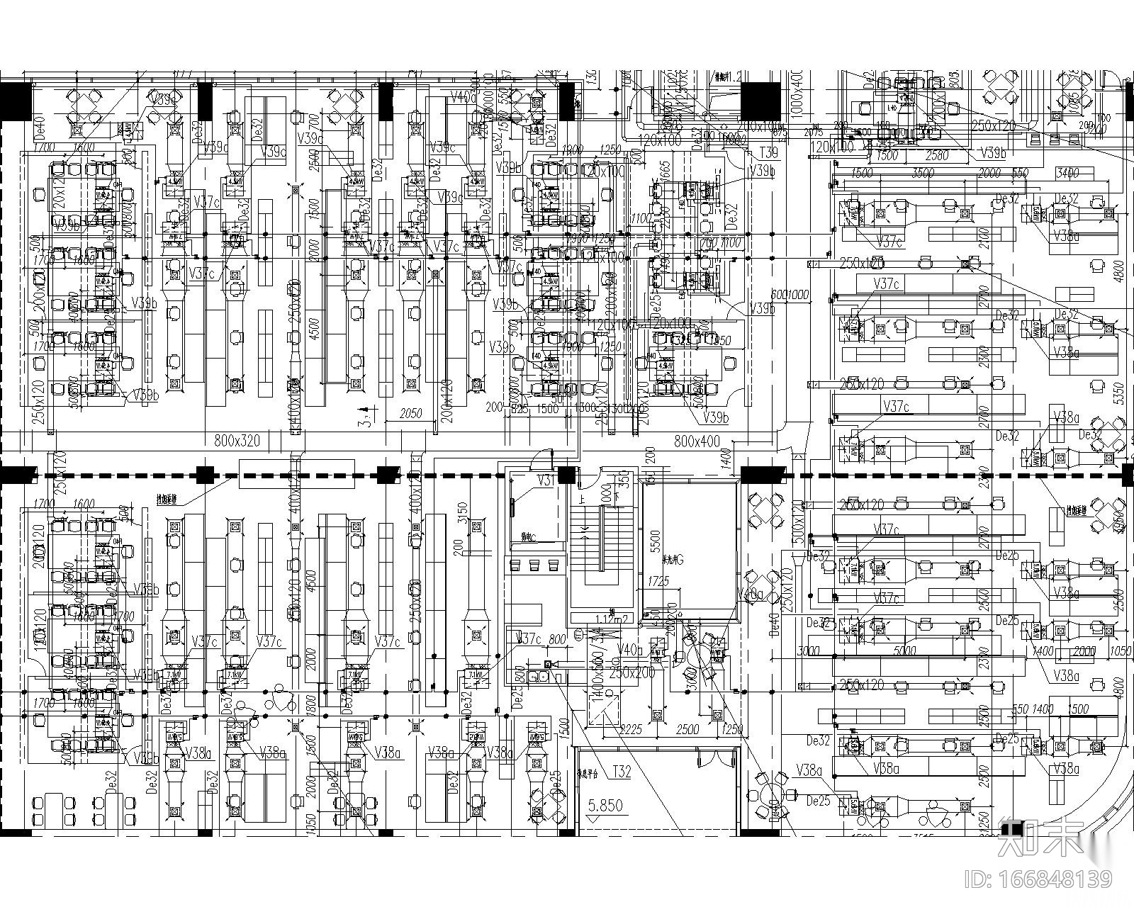 同济科技园A楼施工图刻盘暖通设计全套图纸（含燃气系...施工图下载【ID:166848139】