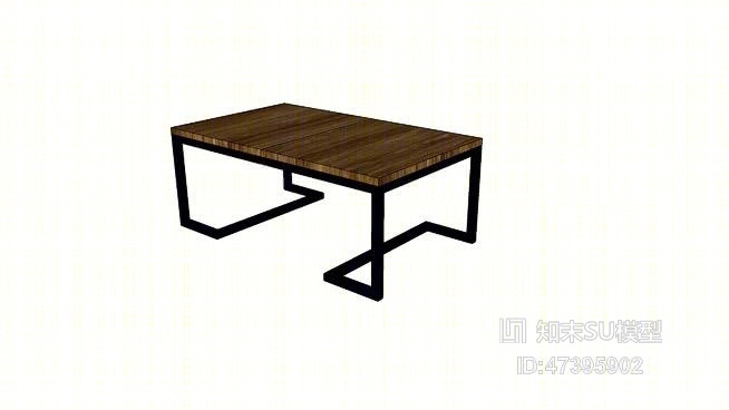 休闲桌SU模型下载【ID:417926287】
