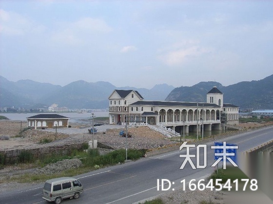 某欧式水闸管理房建筑结构施工图cad施工图下载【ID:166454178】