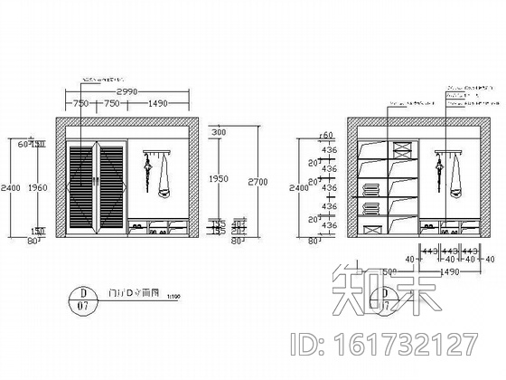 新式古典三居方案（含效果）cad施工图下载【ID:161732127】