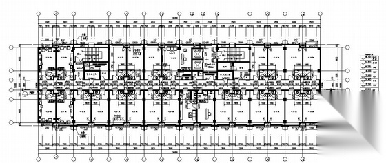 [潍坊]某十四层商住楼建筑结构水暖电施工图cad施工图下载【ID:165137135】