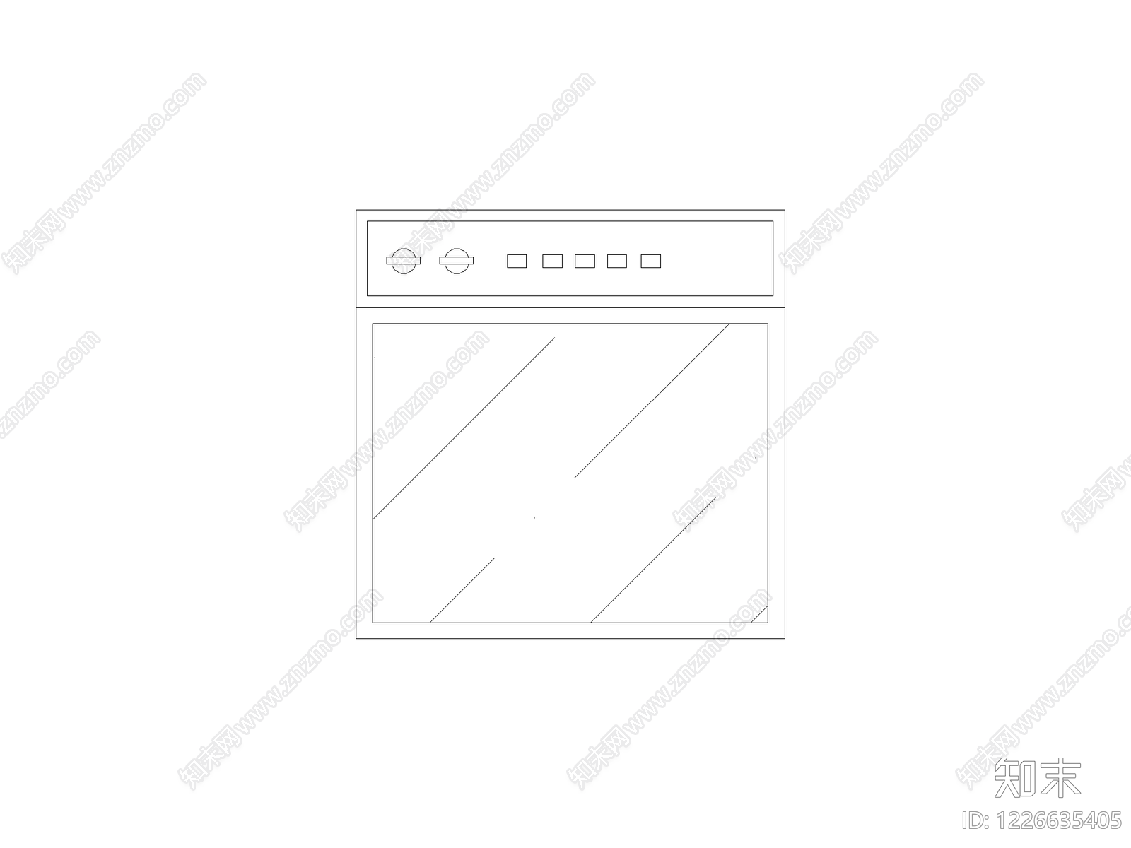 厨房设施cad施工图下载【ID:1226635405】