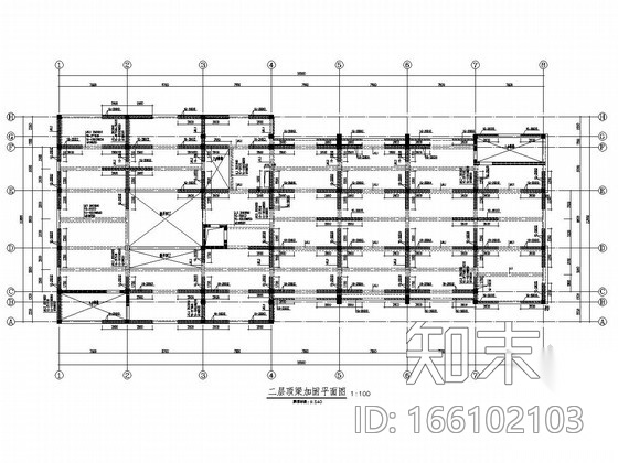 七层框剪结构综合楼装修改造加固结构施工图cad施工图下载【ID:166102103】