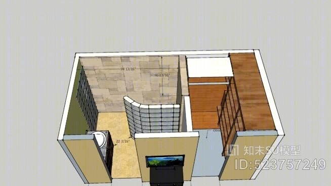 李察浴室2SU模型下载【ID:523757249】