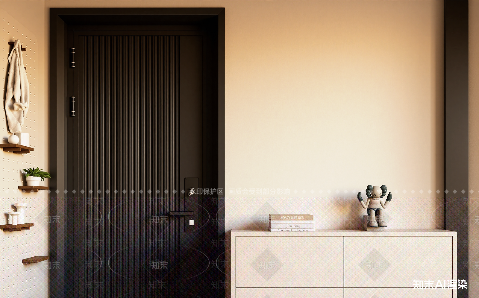 现代玄关3D模型下载【ID:1214614290】