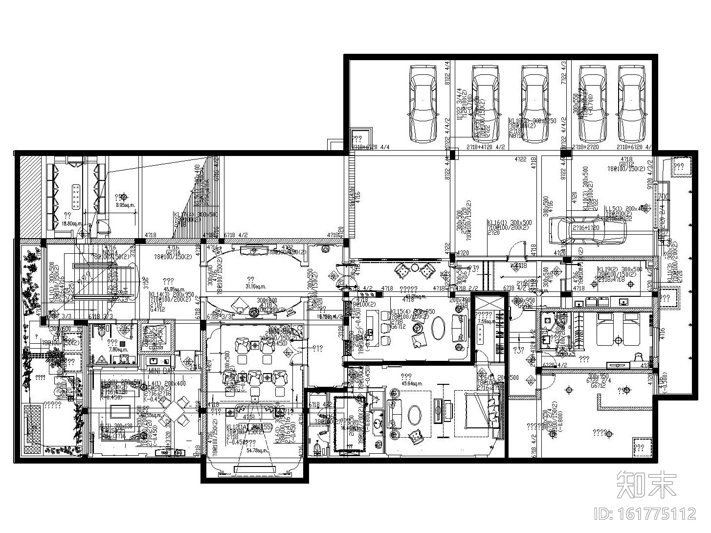 [江苏]某富商豪奢欧式别墅内部装饰施工图（附效果图）cad施工图下载【ID:161775112】