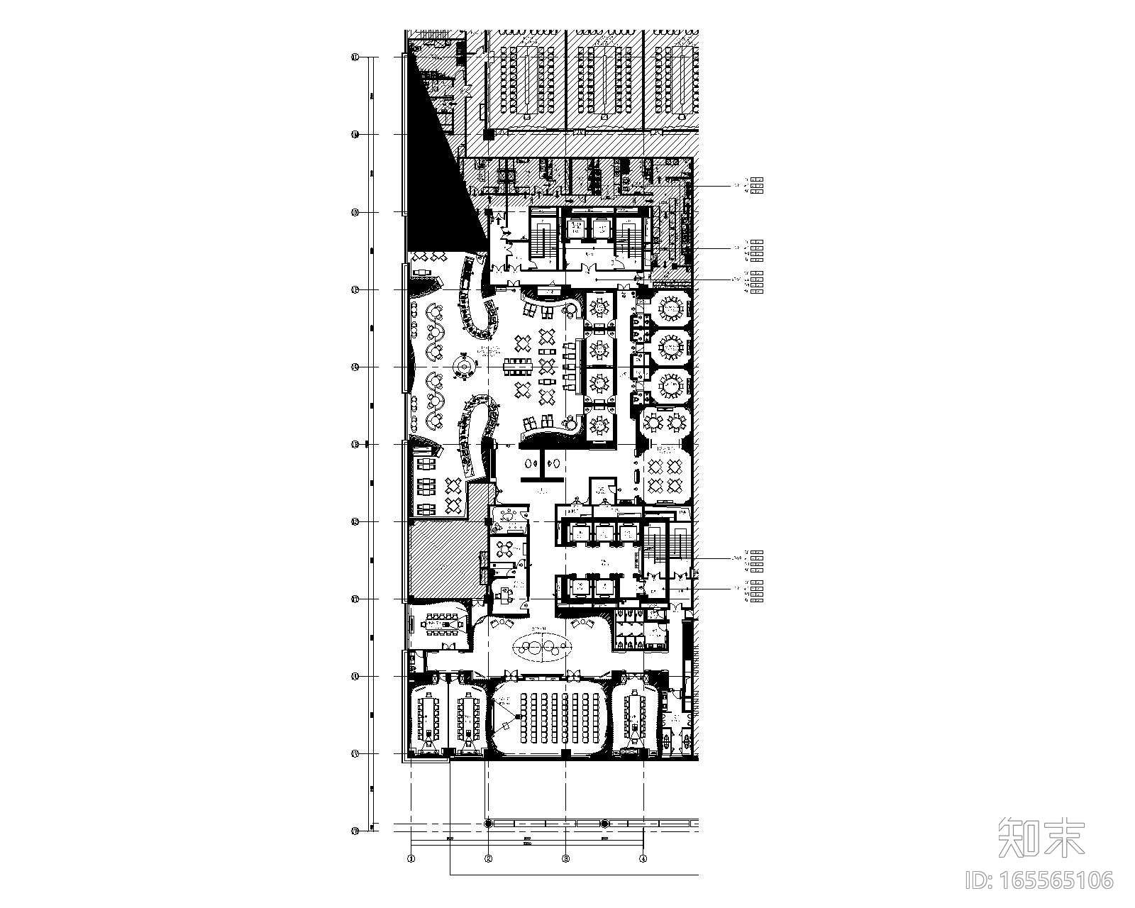 [苏州]诺富特五星商务酒店工程项目施工图cad施工图下载【ID:165565106】