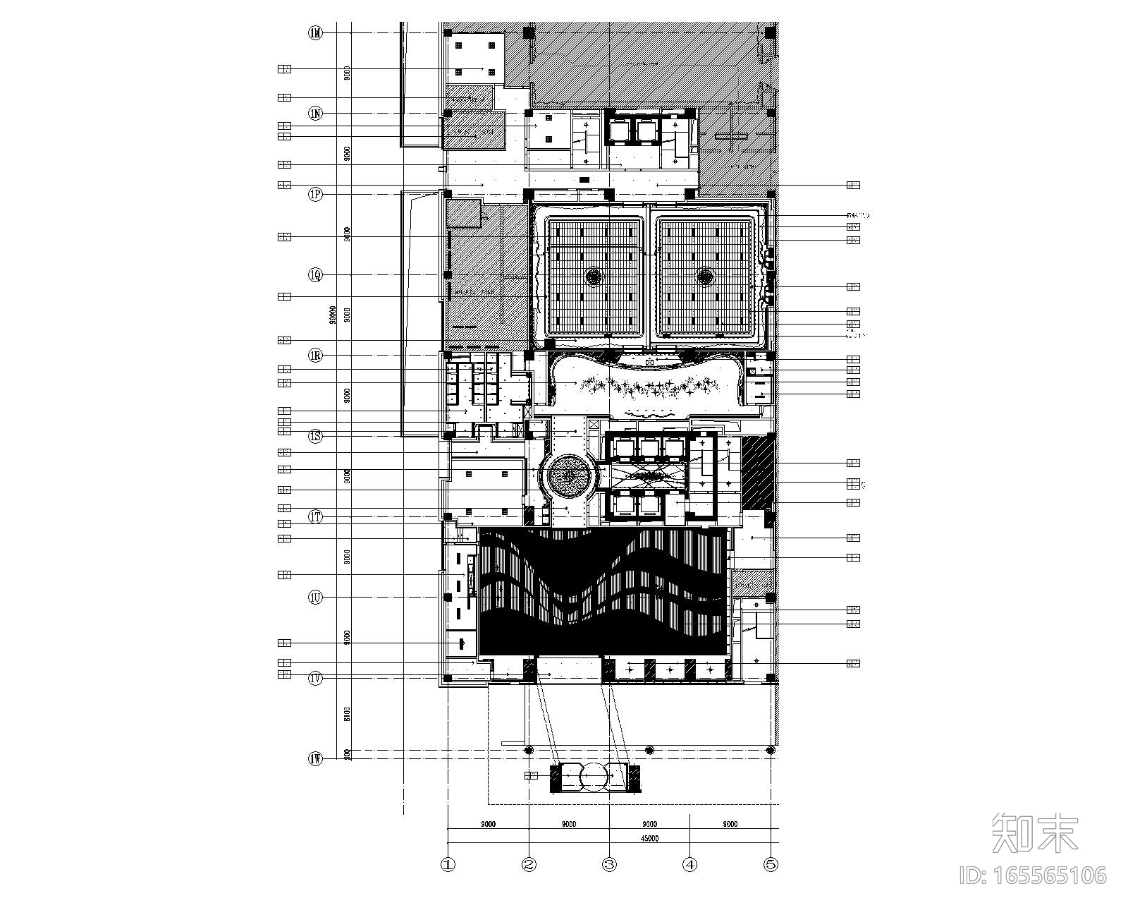 [苏州]诺富特五星商务酒店工程项目施工图cad施工图下载【ID:165565106】