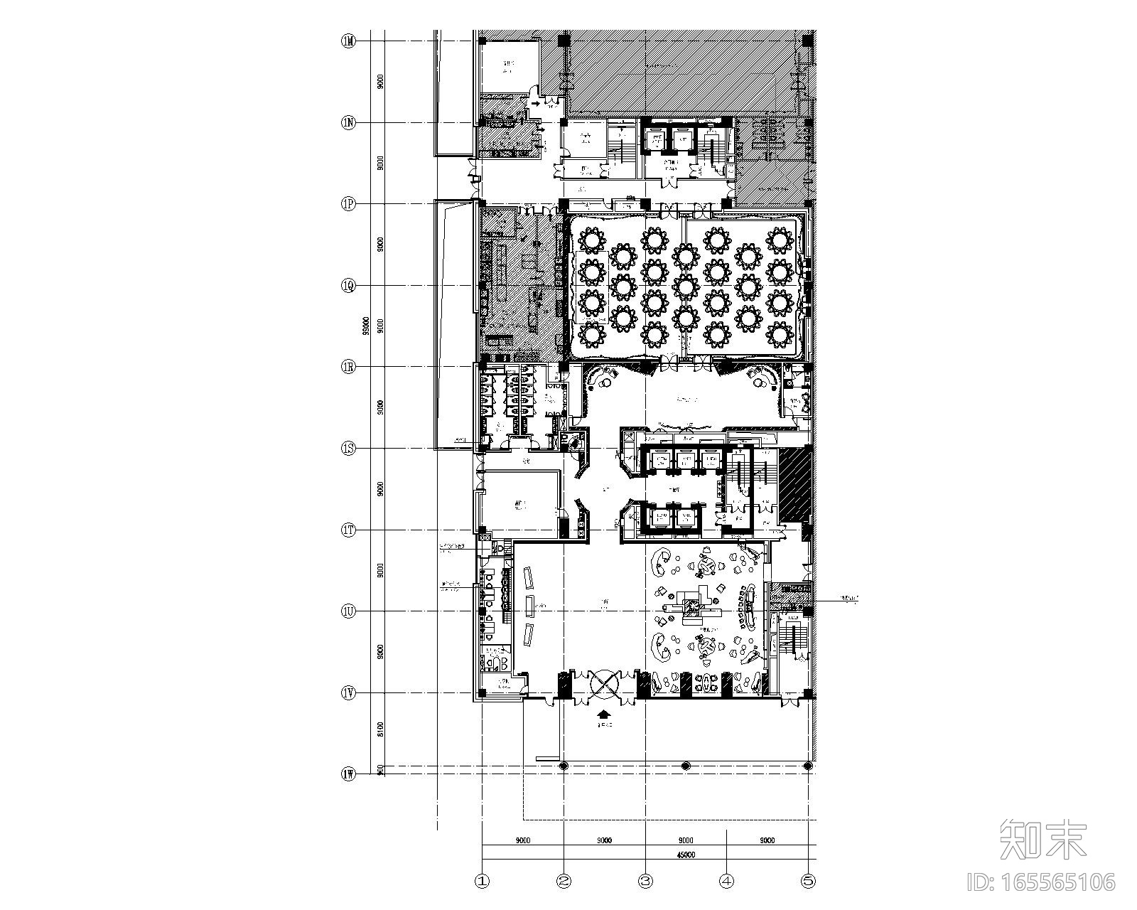 [苏州]诺富特五星商务酒店工程项目施工图cad施工图下载【ID:165565106】