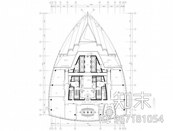 [上海]知名设计公司设计商业办公空间施工图（含效果图）cad施工图下载【ID:967181054】