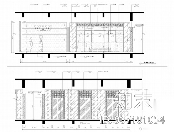 [上海]知名设计公司设计商业办公空间施工图（含效果图）cad施工图下载【ID:967181054】