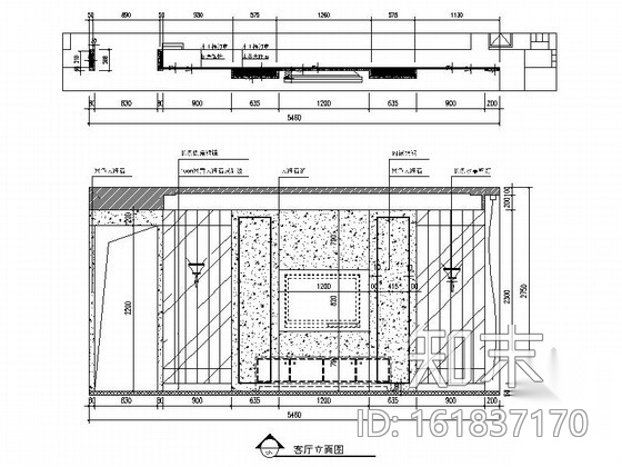 [苏州]现代奢华设计风格三居室室内装修CAD施工图（含效...cad施工图下载【ID:161837170】