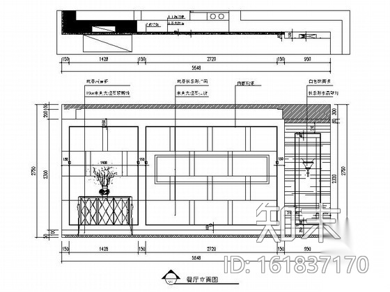 [苏州]现代奢华设计风格三居室室内装修CAD施工图（含效...cad施工图下载【ID:161837170】