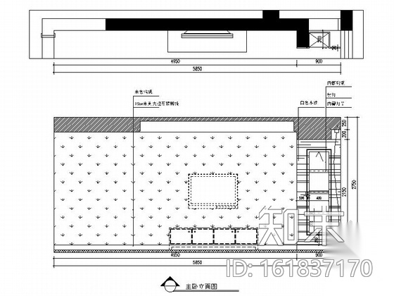 [苏州]现代奢华设计风格三居室室内装修CAD施工图（含效...cad施工图下载【ID:161837170】