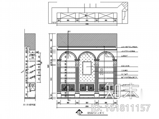 [江苏]鱼米之乡清新雅致300平欧式风格独栋别墅装修室内...cad施工图下载【ID:161811157】