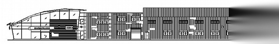 某钢结构奥迪4S展厅建筑方案图施工图下载【ID:160721135】