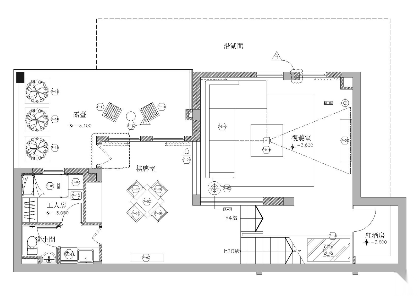 [江苏]国信自然天城别墅样板间装饰施工图cad施工图下载【ID:160103169】