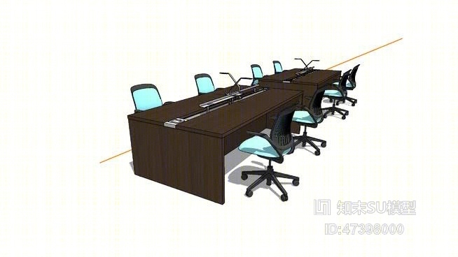 会议室SU模型下载【ID:317930434】
