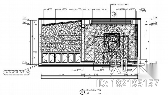 [郑州]某欧陆庄园别墅室内装修施工图（含效果）cad施工图下载【ID:182195157】