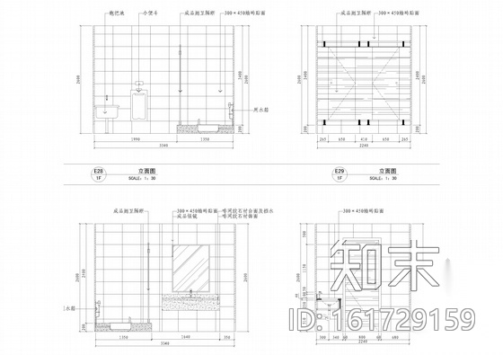 [江苏]全国连锁现代风格金融机构室内装修施工图cad施工图下载【ID:161729181】