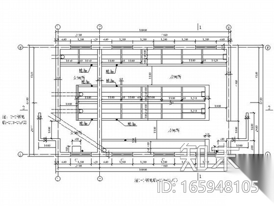 临时公共厕所建筑施工图cad施工图下载【ID:165948105】