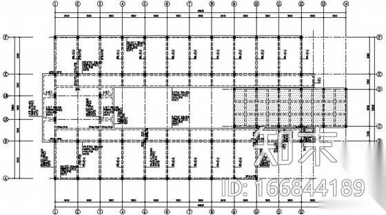 污水厂综合楼增层扩建加固施工图cad施工图下载【ID:166844189】