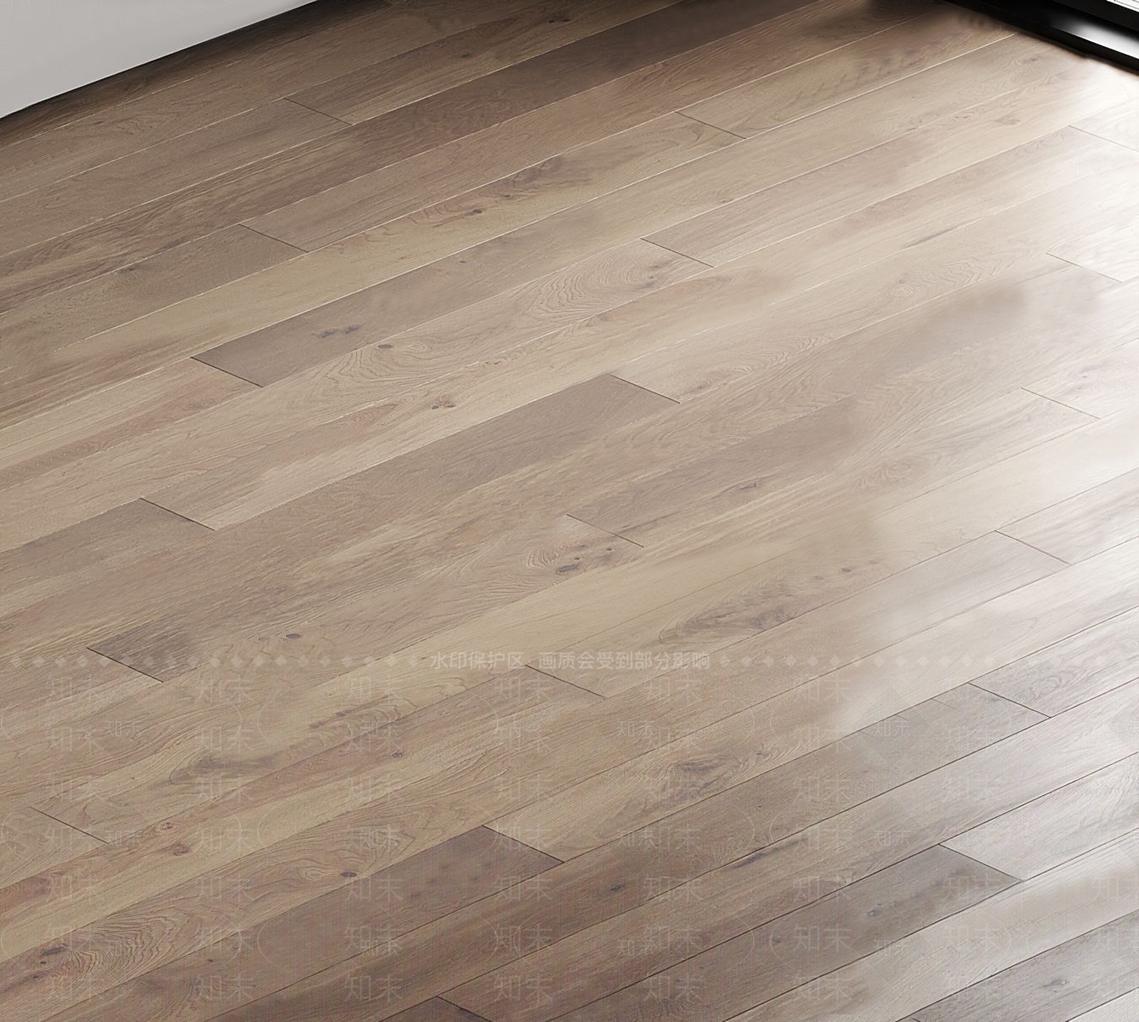 现代人字拼平铺木地板3D模型下载【ID:1117537098】