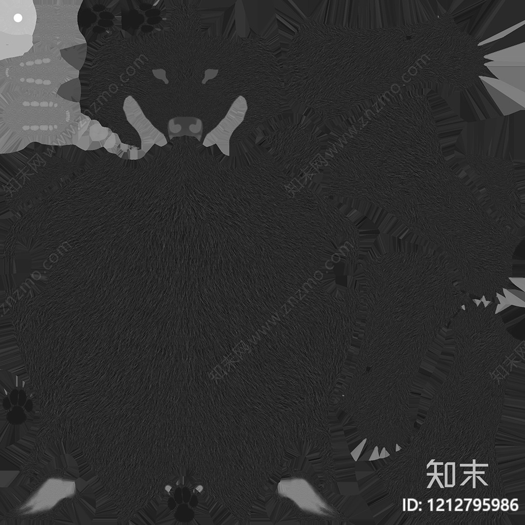 动物皮毛贴图下载【ID:1212795986】