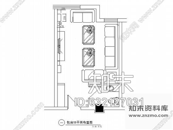 施工图某欧式娱乐会所包房11装修图cad施工图下载【ID:632127031】