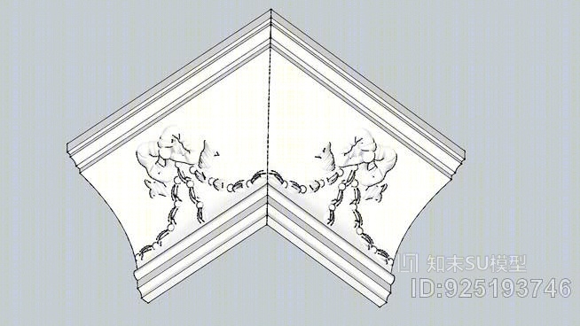 檐口1SU模型下载【ID:925193746】