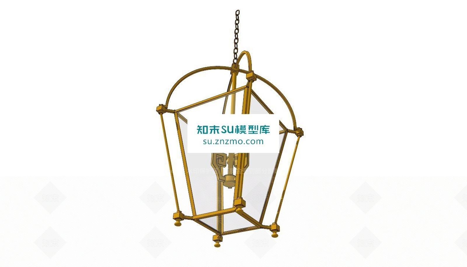 时尚挂灯灯具SU模型下载【ID:172111129】