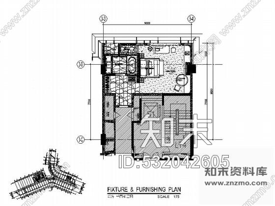 施工图深圳蛇口某国际大酒店K5房型室内装修图施工图下载【ID:532042605】