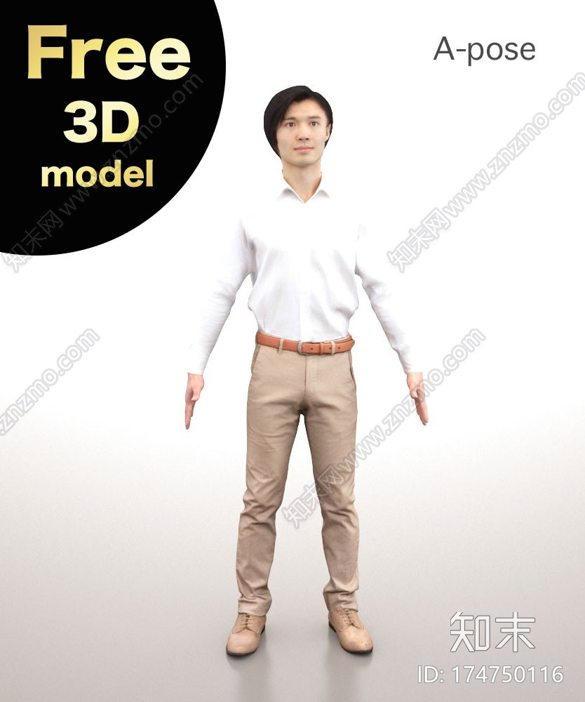 3DA-PoseCG模型下载【ID:174750116】