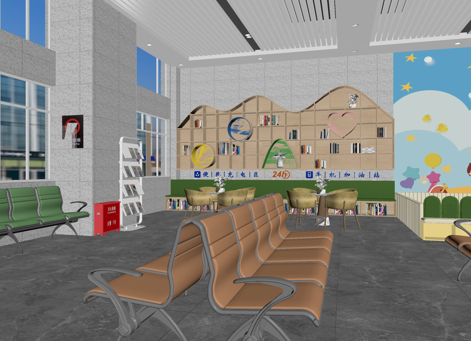 现代大厅3D模型下载【ID:1214653912】