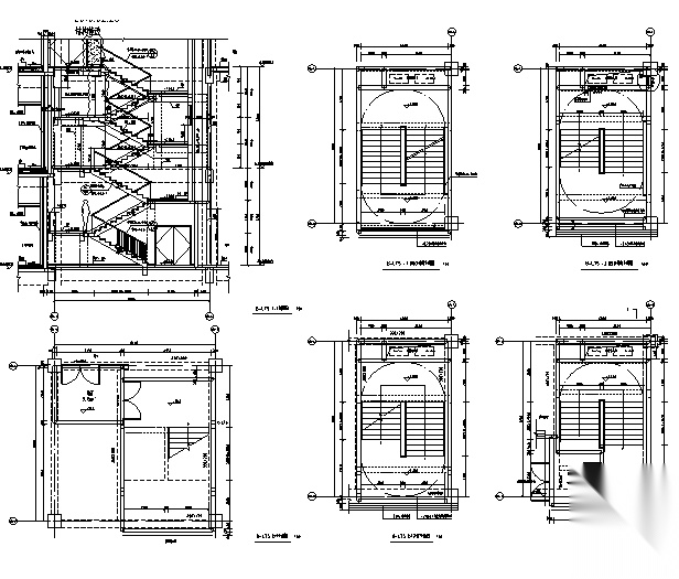 [重庆]恒大四层外廊式商业建筑施工图cad施工图下载【ID:166427186】