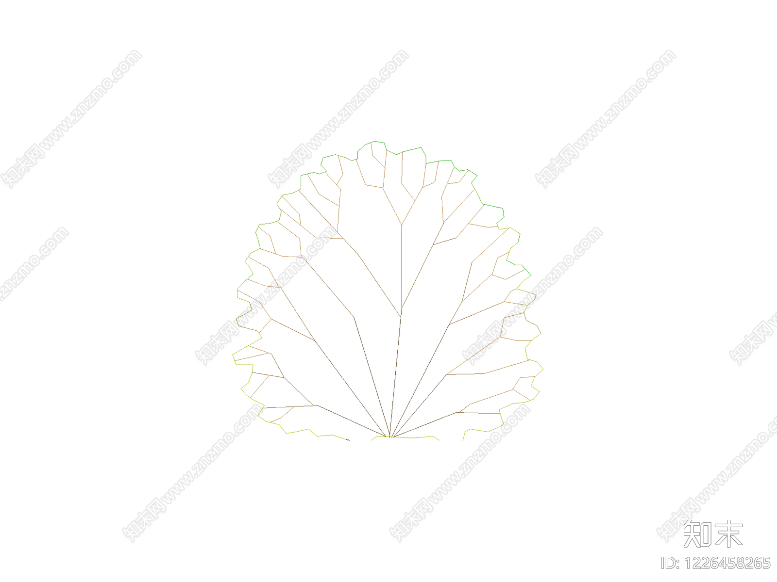 灌木种植CAD图纸