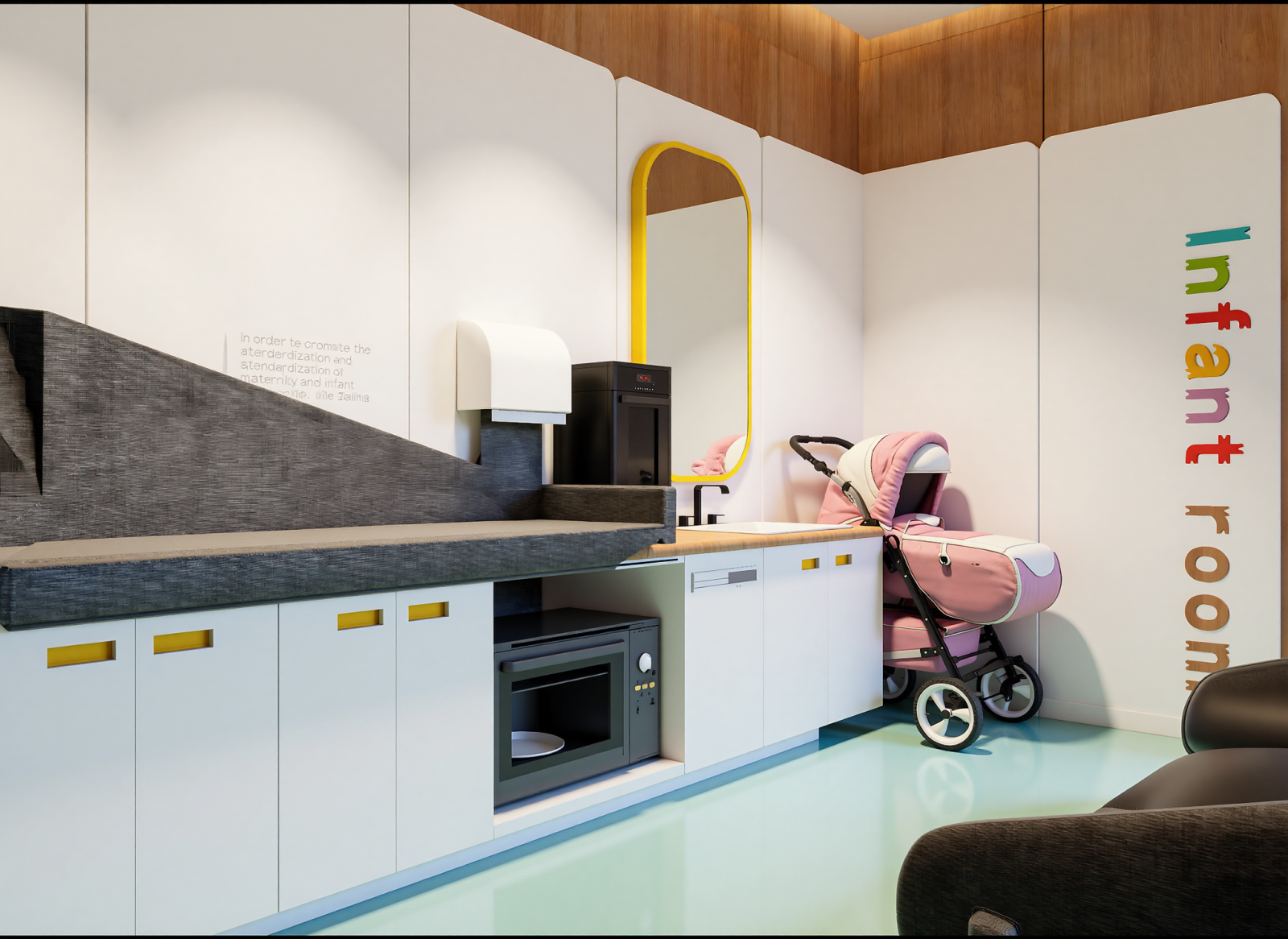 现代母婴室3D模型下载【ID:1215133564】