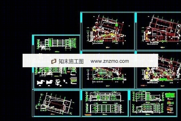 幼儿园建筑全套图cad施工图下载【ID:36951269】