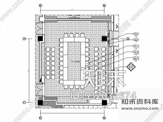 施工图厦门休闲度假区五星级酒店中会议室设计装修图含效果施工图下载【ID:532032674】