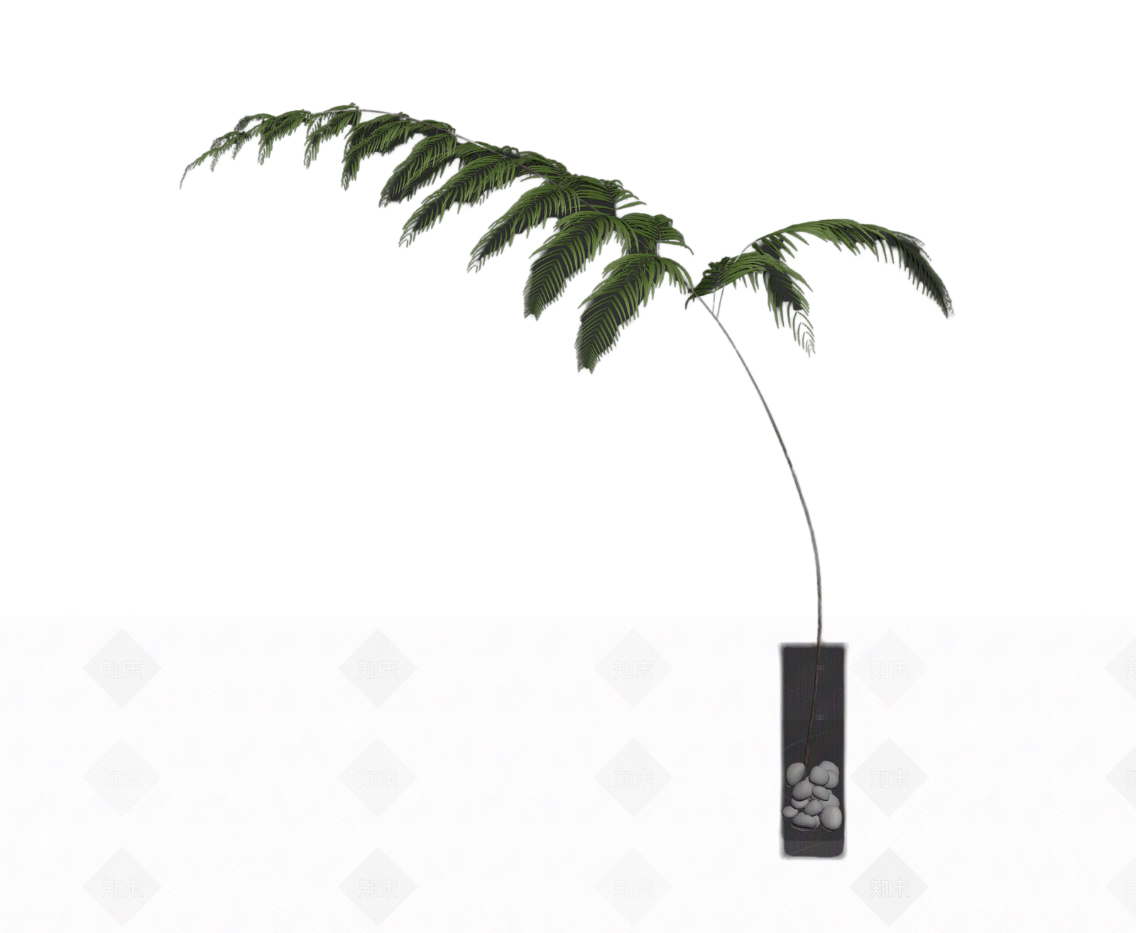 带盆绿植模型3D模型下载【ID:1206183876】