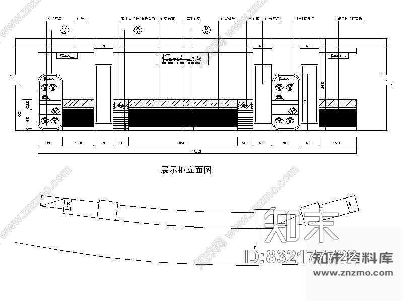 图块/节点珠宝展示柜详图cad施工图下载【ID:832177722】