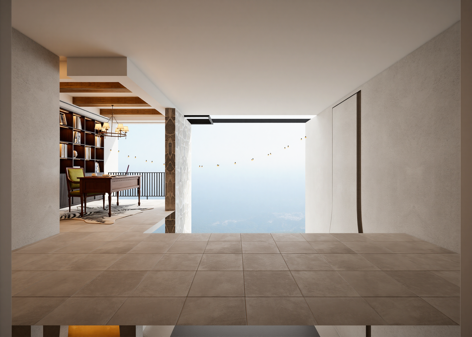 美式民宿客房3D模型下载【ID:1215013578】