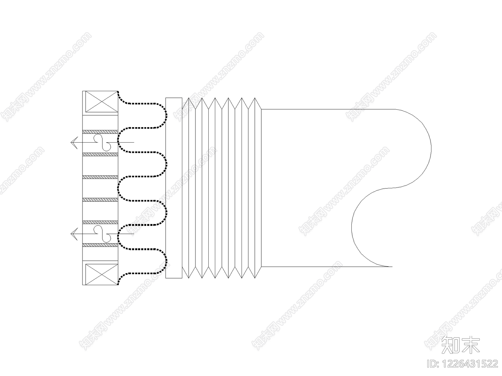 五金管件cad施工图下载【ID:1226431522】