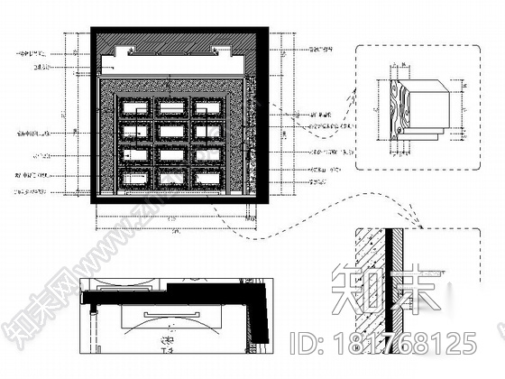 [福安]现代新中式大户型室内装修图（含效果）cad施工图下载【ID:181768125】