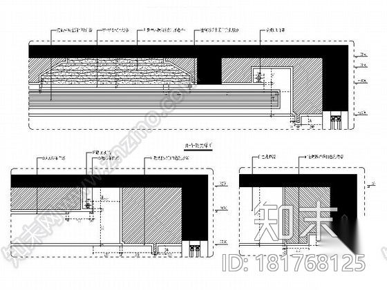 [福安]现代新中式大户型室内装修图（含效果）cad施工图下载【ID:181768125】