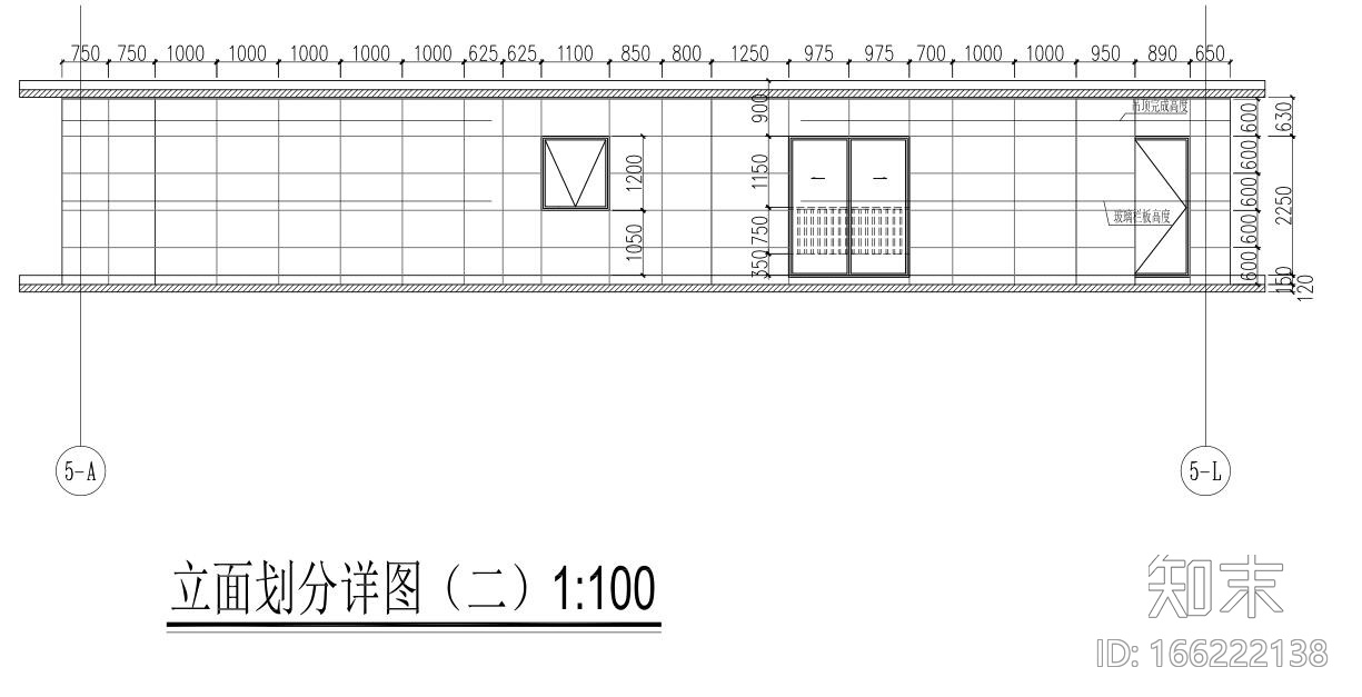 [上海]现代风格5栋住宅建筑施工设计cad施工图下载【ID:166222138】