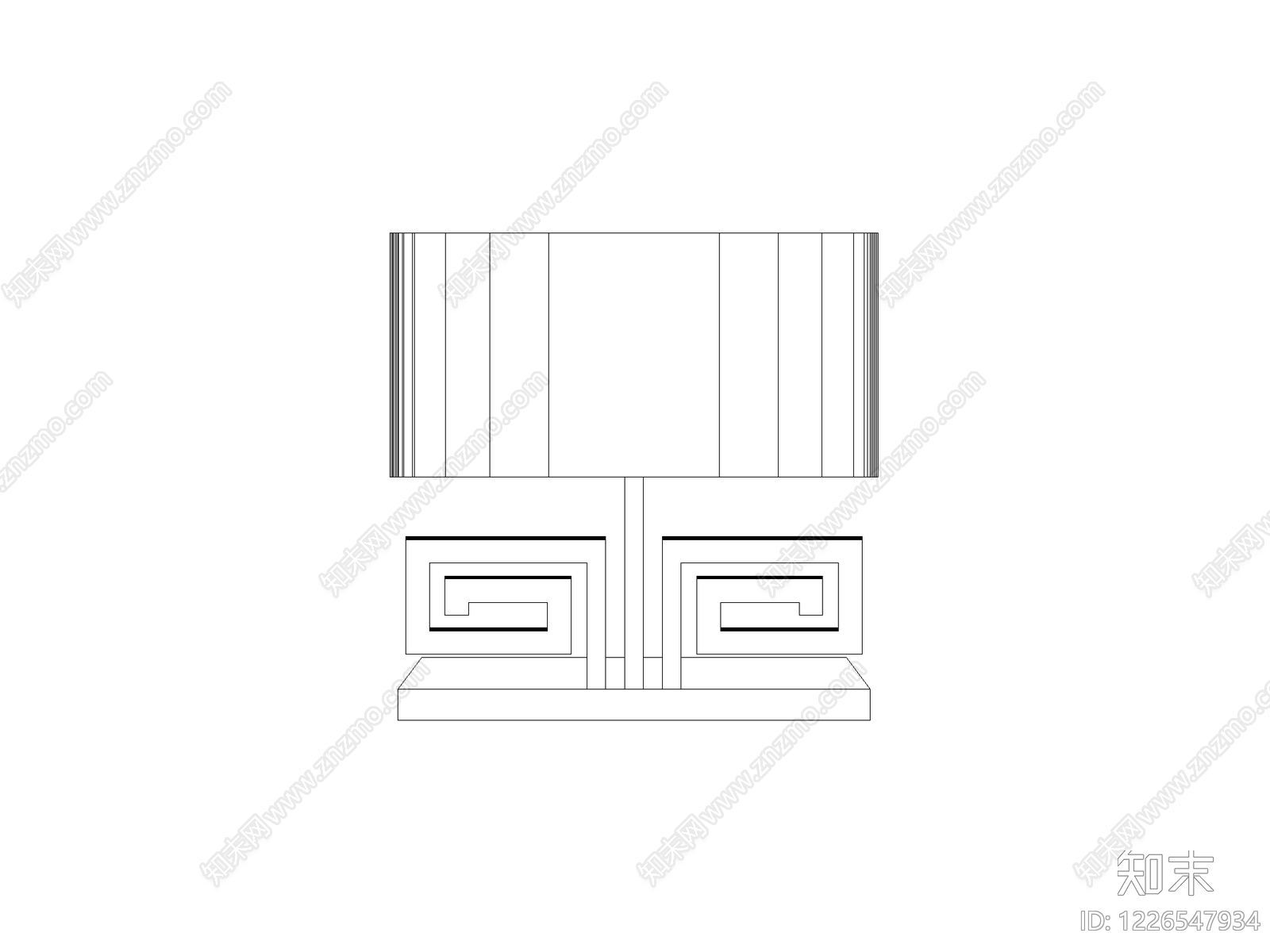 灯具图块cad施工图下载【ID:1226547934】